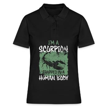 Scorpion - Polo Femme - noir - Devant - Ailine (174cm)