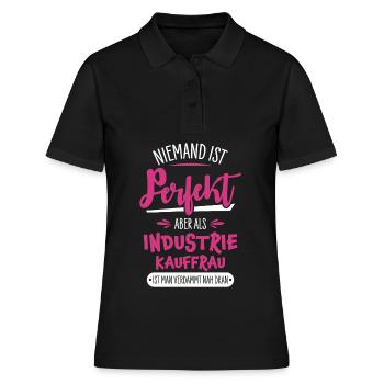 Femme d’achat industriel - Polo Femme - noir - Devant - Ailine (174cm)
