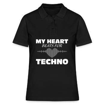 Techno - Polo Femme - noir - Devant - Ailine (174cm)