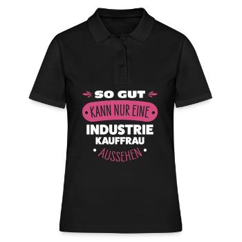 Femme d’achat industriel - Polo Femme - noir - Devant - Ailine (174cm)