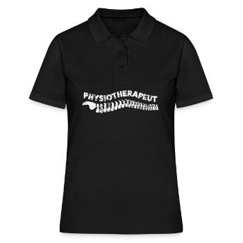 Physiothérapeute - Polo Femme - noir - Devant - Ailine (174cm)