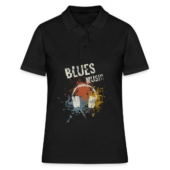 Blues - Polo Femme - noir - Devant - Ailine (174cm)