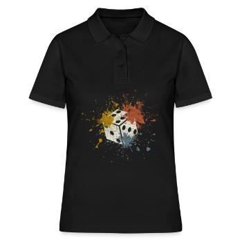 Cubes - Polo Femme - noir - Devant - Ailine (174cm)