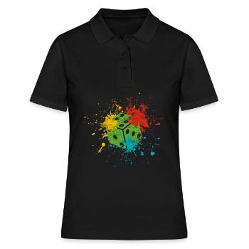 Cubes - Polo Femme - noir - Devant - Ailine (174cm)