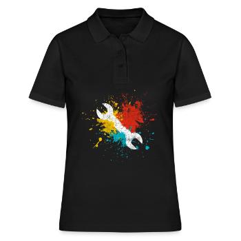 Tool - Women's Polo Shirt - black - Front - Ailine (174cm)