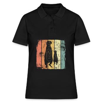suricates - Polo Femme - noir - Devant - Ailine (174cm)
