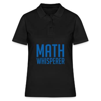 Math nerd - Polo Femme - noir - Devant - Ailine (174cm)