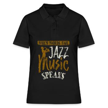 jazz - Polo Femme - noir - Devant - Ailine (174cm)