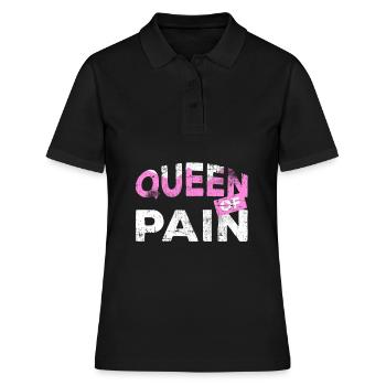 physiothérapeute - Polo Femme - noir - Devant - Ailine (174cm)