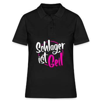 Musique Schlager - Polo Femme - noir - Devant - Ailine (174cm)