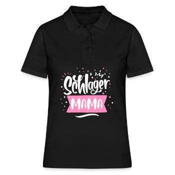 Schlager Mama - Polo Femme - noir - Devant - Ailine (174cm)