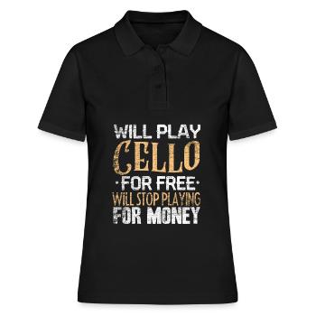 Cello - Frauen Polo Shirt - Schwarz - Vorne - Ailine (174cm)
