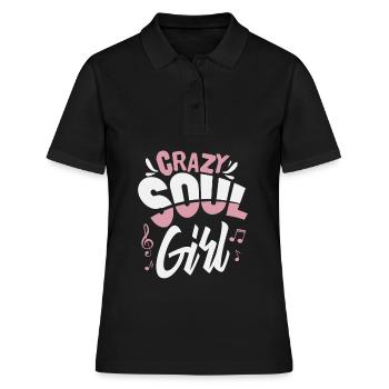 Soul musique fille - Polo Femme - noir - Devant - Ailine (174cm)