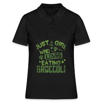 brocoli - Polo Femme - noir - Devant - Ailine (174cm)