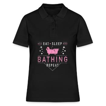 Baignoire salle de bain - Polo Femme - noir - Devant - Ailine (174cm)