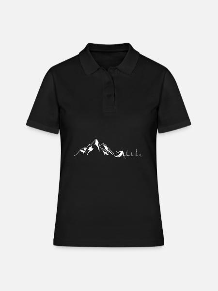 Heartbeat - Montagne - Guy Ski - - Polo Femme - noir