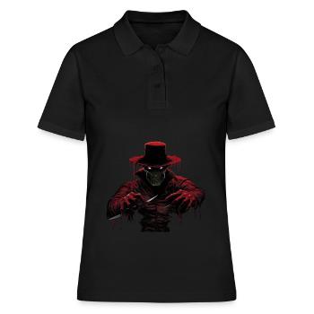 Killer, Halloween - Frauen Polo Shirt - Schwarz - Vorne - Ailine (174cm)