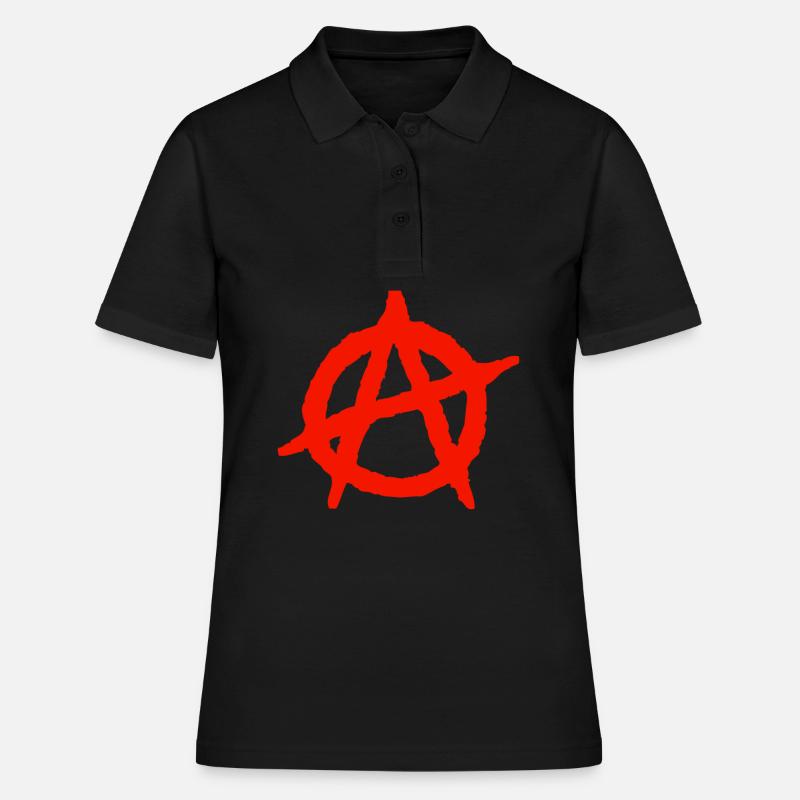 anarchy - Women's Polo Shirt - black