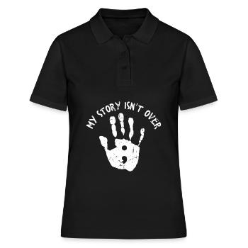 My story isnt over yet Mental Health Awareness - Polo Femme - noir - Devant - Ailine (174cm)