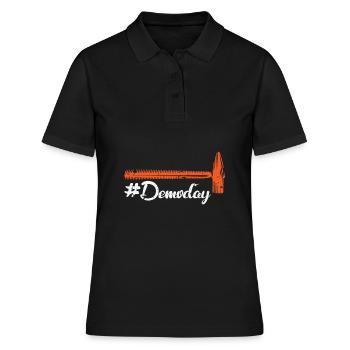 Delomate fixateur supérieur - Polo Femme - noir - Devant - Ailine (174cm)