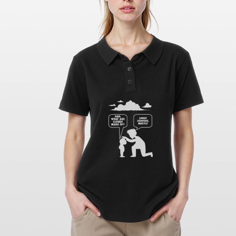 Linux software developer computer programmer Women's Polo Shirt
