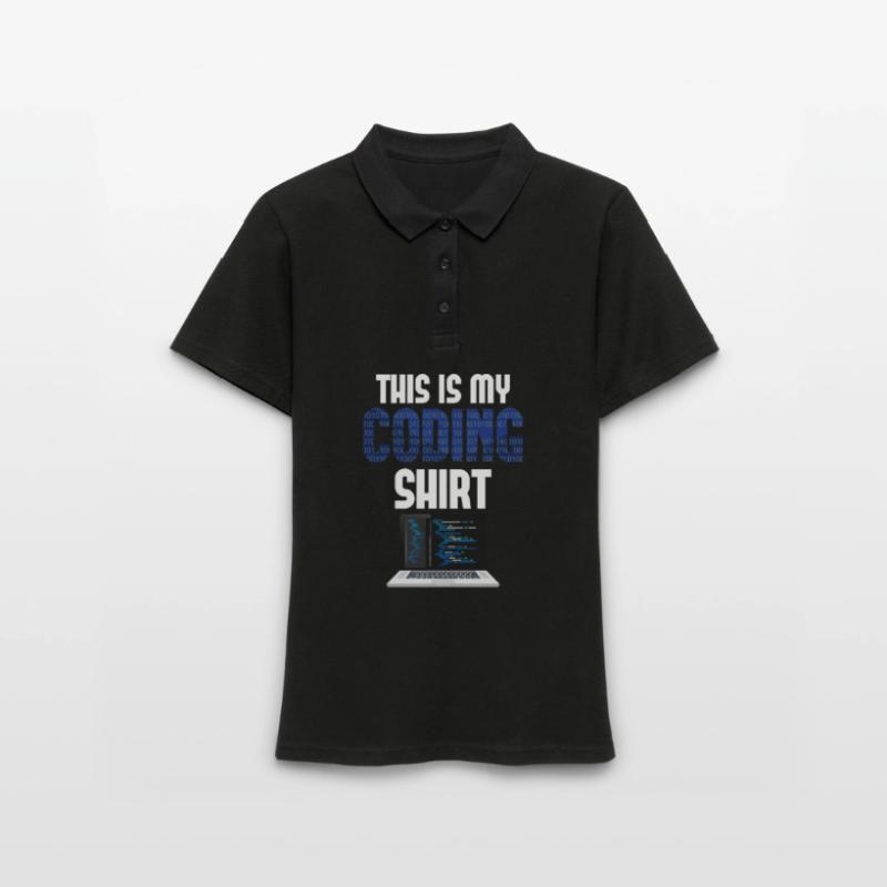 Computer Programmierer Coder Nerd Codierung Frauen Polo Shirt