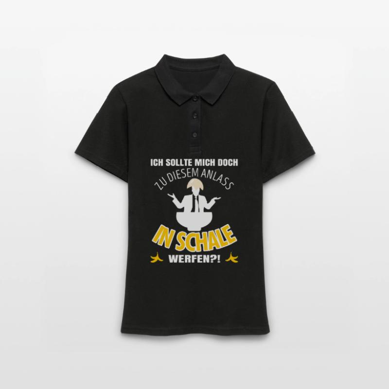 Anti Dressedcode Gast | Scherz Outfit | In Schale Frauen Polo Shirt