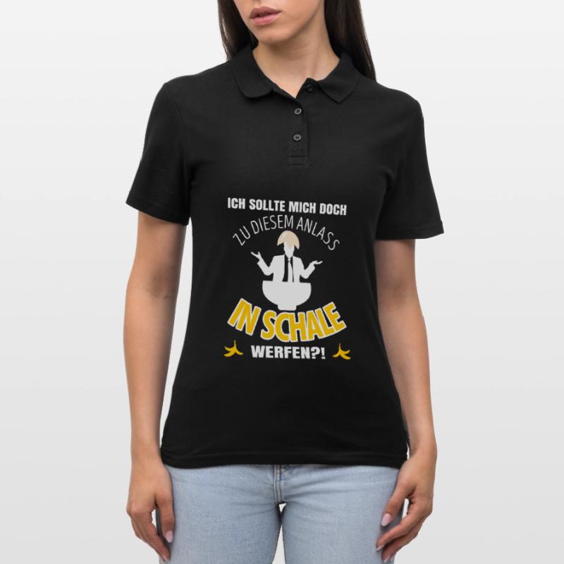 Anti Dressedcode Gast | Scherz Outfit | In Schale Frauen Polo Shirt