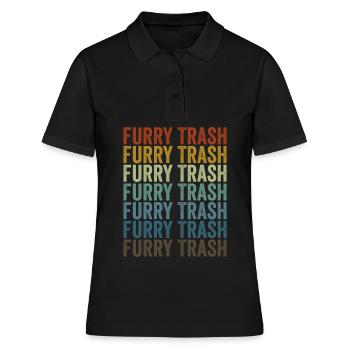 Furry Trash Furry Trash Furry Fandom - Polo Femme - noir - Devant - Ailine (174cm)