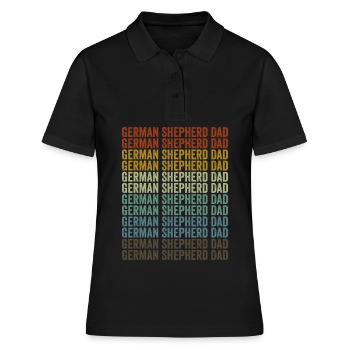 Berger Allemand Papa Berger Allemand L - Polo Femme - noir - Devant - Ailine (174cm)