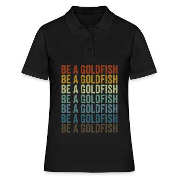 Soyez un poisson rouge Poisson rouge - Polo Femme - noir - Devant - Ailine (174cm)