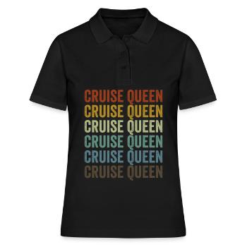 Croisière Queen Croisière vacances Croisière Kreuzfah - Polo Femme - noir - Devant - Ailine (174cm)