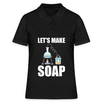 Production de savon Fabricant de savon - Polo Femme - noir - Devant - Ailine (174cm)
