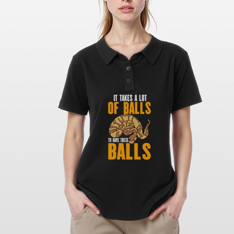 Ball Python Snake Women's Polo Shirt