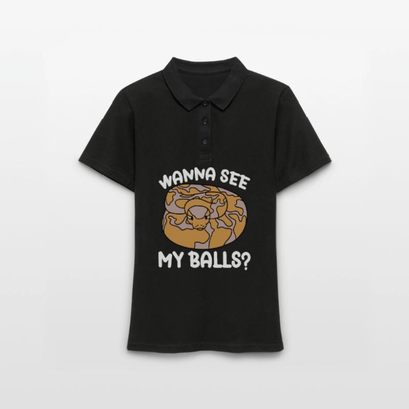 Serpent python boule Polo Femme