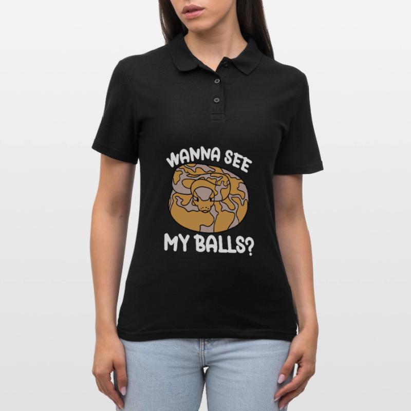 Serpent python boule Polo Femme