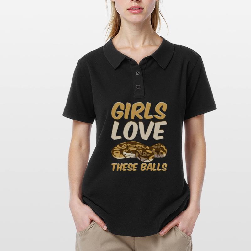 Kugelpython Schlange Frauen Polo Shirt
