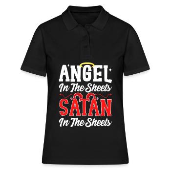 Drôle de satanisme - Polo Femme - noir - Devant - Ailine (174cm)
