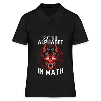 Drôle de satanisme Satan satanique - Polo Femme - noir - Devant - Ailine (174cm)