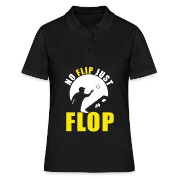 Lustiges Cornhole Corn Hole - Frauen Polo Shirt - Schwarz - Vorne - Ailine (174cm)