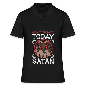 Satanisme satanique - Polo Femme - noir - Devant - Ailine (174cm)