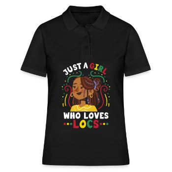 Dreadlocks Rasta Rastafari - Polo Femme - noir - Devant - Ailine (174cm)