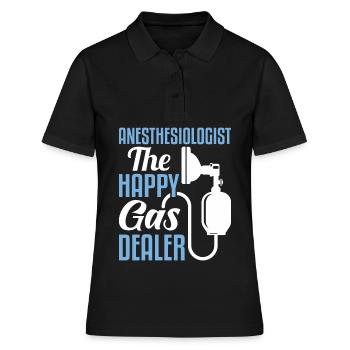 Anesthesiology - Women's Polo Shirt - black - Front - Ailine (174cm)