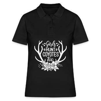 Coyote Hunt Coyote Hunter Yote - Polo Femme - noir - Devant - Ailine (174cm)