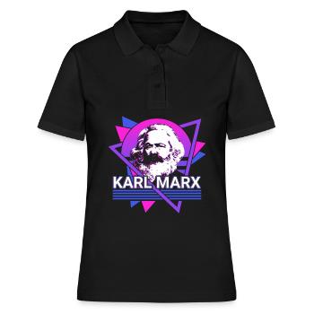 Socialisme socialiste Communisme communiste - Polo Femme - noir - Devant - Ailine (174cm)