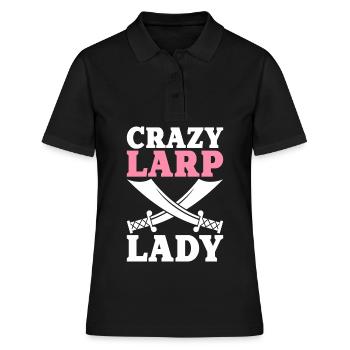 Live-Action-Rollenspiele - Frauen Polo Shirt - Schwarz - Vorne - Ailine (174cm)