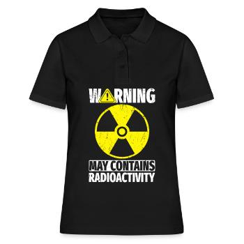 Centrale nucléaire Ingénieur nucléaire - Polo Femme - noir - Devant - Ailine (174cm)