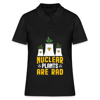 Énergie nucléaire Technologie nucléaire - Polo Femme - noir - Devant - Ailine (174cm)