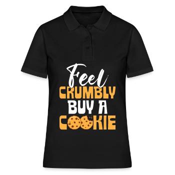 Pfadfinderkeks-Händler - Frauen Polo Shirt - Schwarz - Vorne - Ailine (174cm)