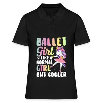Ballerine - Polo Femme - noir - Devant - Ailine (174cm)